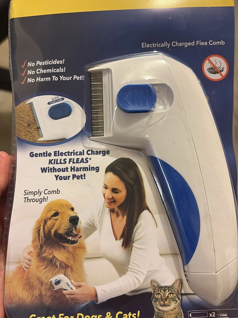 Electric Flea Comb for Pets